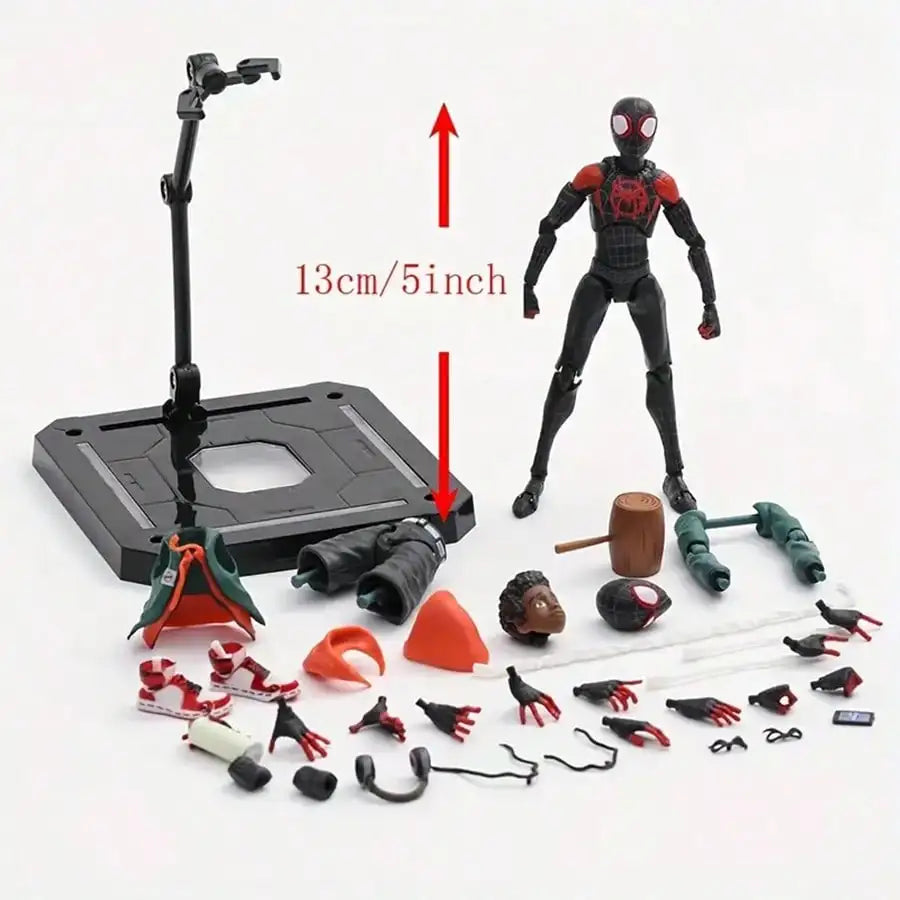 Marvel's Spider-Man Event Model Spider-Man Miles · SV · SHF· Morales Penny · Parker Anime Character Statue Toy