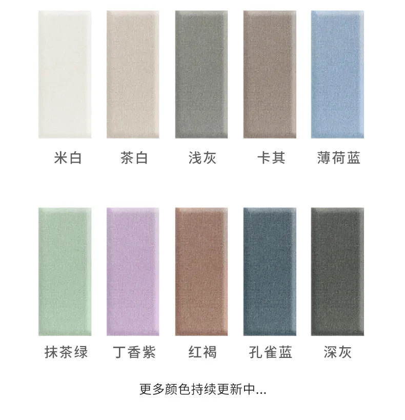 Têtes de lit de chambre à coucher, sac souple en lin, hôtel, club-house, fond mural, sac souple, coussin Tatami, meubles de maison auto-adhésifs