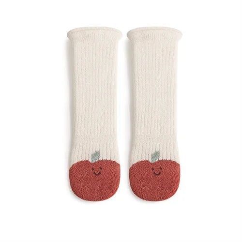 Lawadka Winter Toddler Baby Knee High Socks For Girls Boys Thick Warm Soft Newborn Long Sock Fashion Cartoon Stockings 0-5Years