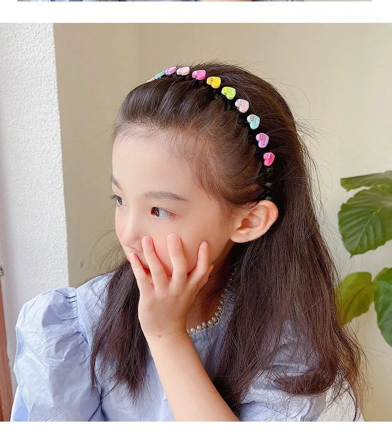 Accessoires pour cheveux pour filles Cravates Bandeaux Bandeaux Scrunchie Bandana Fashion Haarband Korean Tiara Cheveux Fille Kids Cute