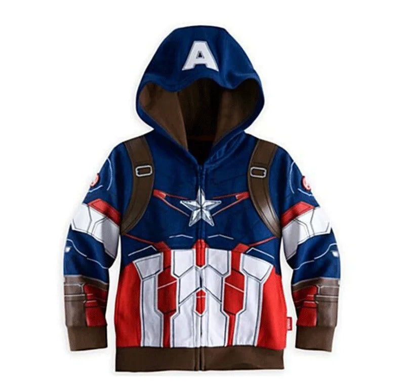 Manteau Marvel Iron Man Spiderman Captain América  Pintemps/Automne