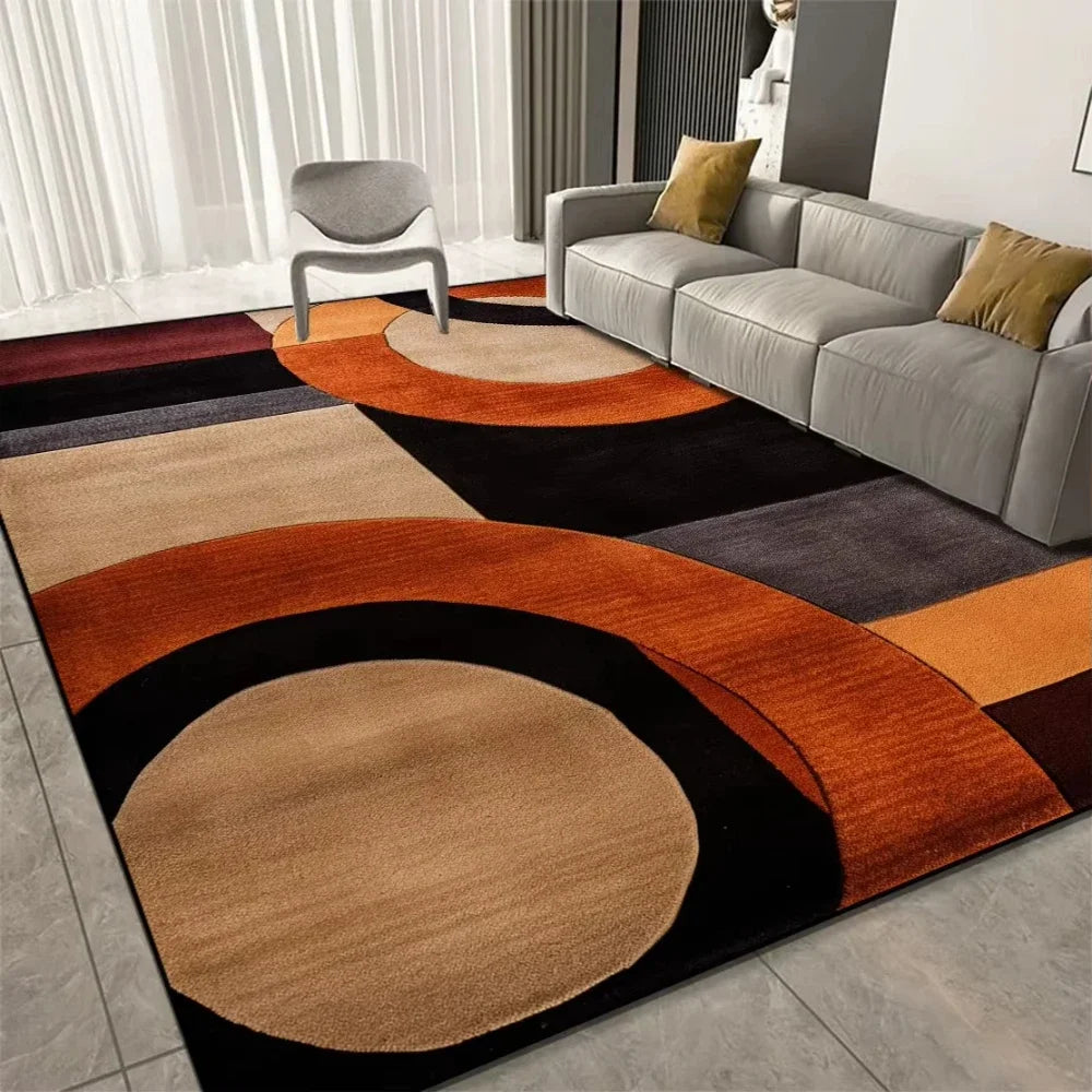 Luxury Geometric Carpets for Living Room Decor Sofa Large Area Home Rugs for Bedroom Soft Non-slip Mat for Kitchen Doormat