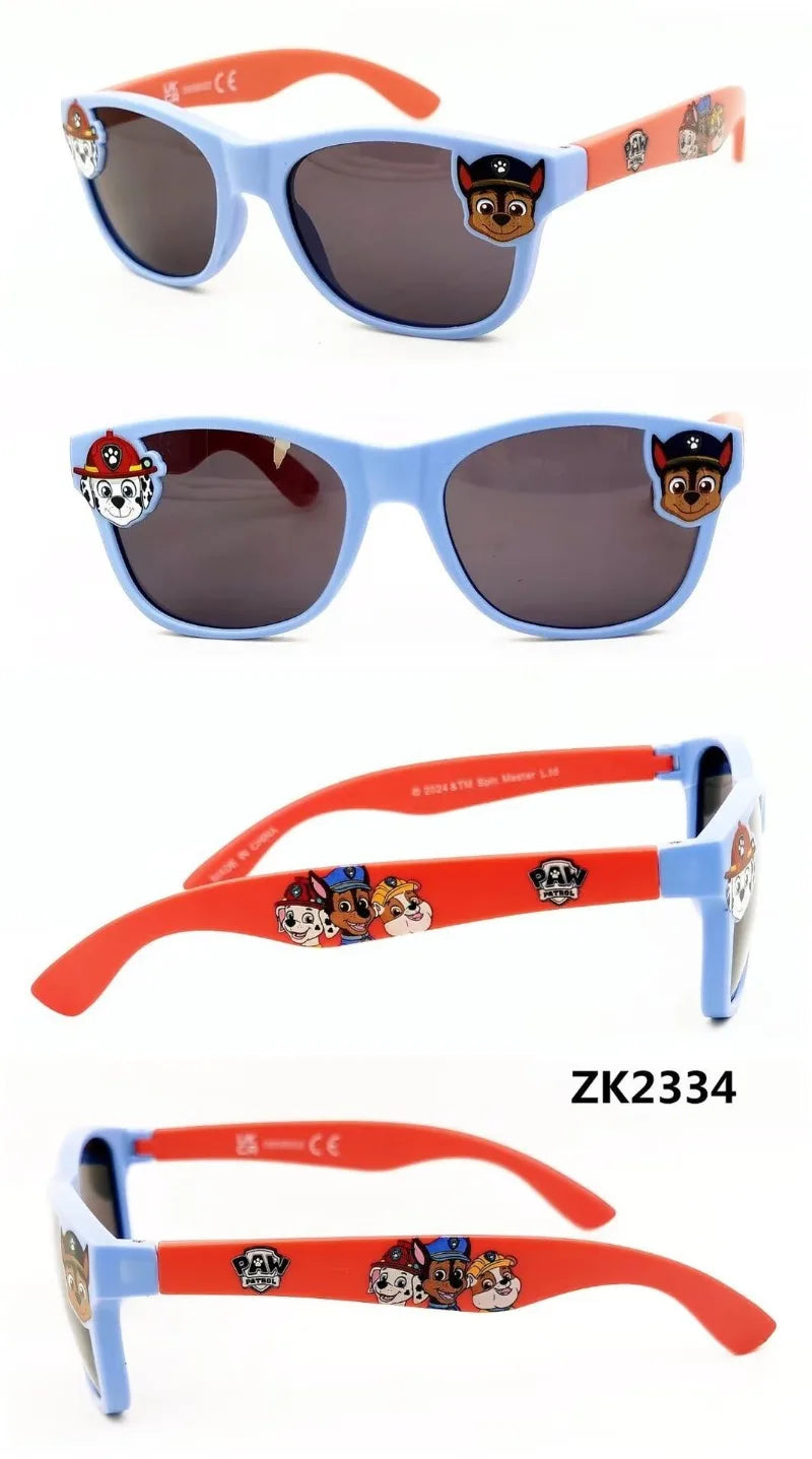PAW Patrol Chase Sunglasses Round Polarized cartoon Sunglasses Silicone Flexible Safety anime Sun Glasses Fashion Shades Eyewear