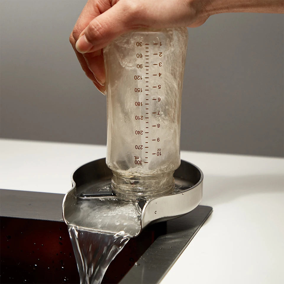 VGX Automatic Cup Washer Rinser Glass Cup Washer Bar Beer Milk Tea Cup Cleaner Faucet Stainless Steel 304 Kitchen Accessories