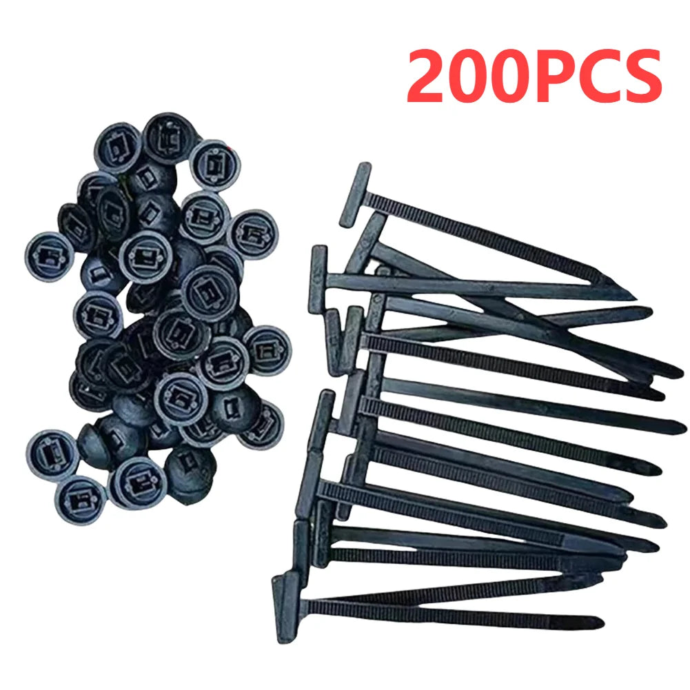 30/50/100/200/500PCS Plastic Cable Ties Black Reusable Self Locking Nylon Clamps Cord Tie Duty Cables Universal Cable Tie