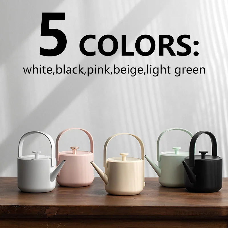 XiaoTi Electric Kettle Beautiful Retro Style 304 Stainless Steel Electric Tea Kettle For Home Office Hotel Fast Boiling 600ml