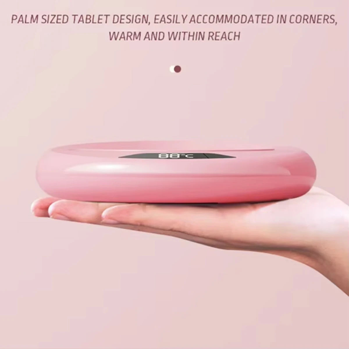 1PC Thermostatic Heating Coaster USB Home Heating Coaster 3-speed Adjustment Heating 55 Degrees Constant Temperature