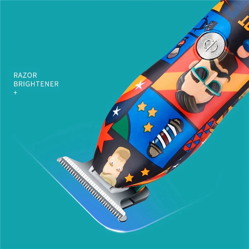 Barber Tondeuse à cheveux Rechargeable Graffiti électrique