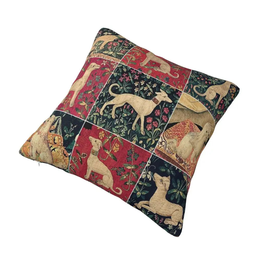 Custom Cute Whippet Greyhound Pillow Case Decor Home Hound Dog Luxury Cushion Cover Car Pillowcase