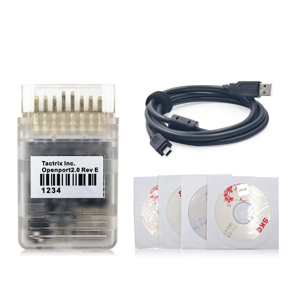 أداة ضبط رقاقة السيارة OBD2 عالية الجودة Tactrix Openport 2.0 ECU FLASH مفتوحة المنفذ 2.0 لسيارات B-enz المتعددة وماسح الأكواد J2534