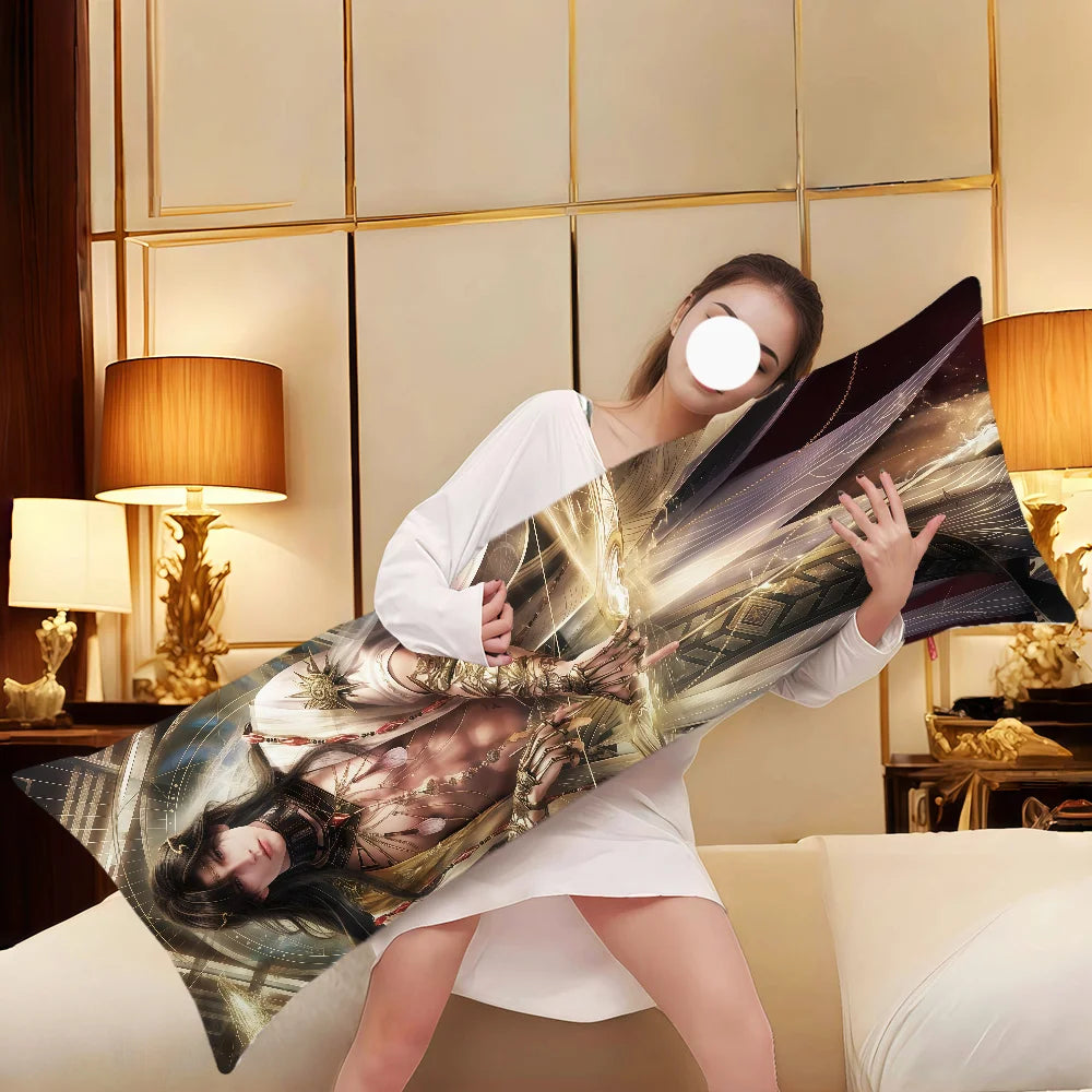 Sacred Chapter Zayne love and deepspace muscle Long Rectangle Pillowcase Bed Comfort Sofa Decoration Dakimakura Pillow cover