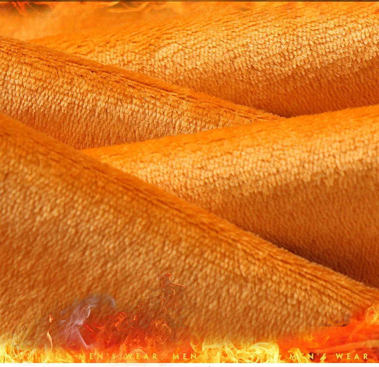 Pantalon chaud droit slim épaissi collection hiver 2025