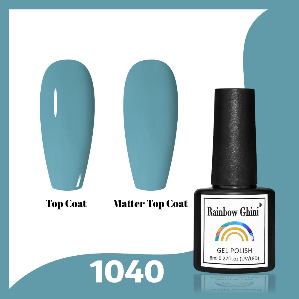 Gel Vernis à ongles semis permanents Paillettes 8Ml 150 couleurs