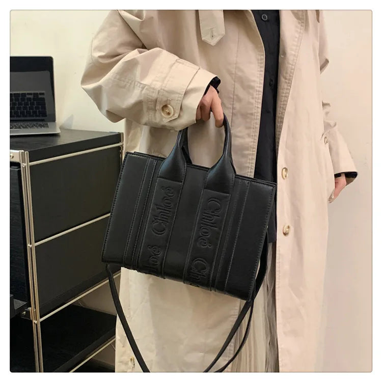 ‌2025 Fashion Embroidery Handbag - Adjustable Shoulder Tote, Crossbody Purse, Trendy & Practical, Perfect for Daily Outfits‌