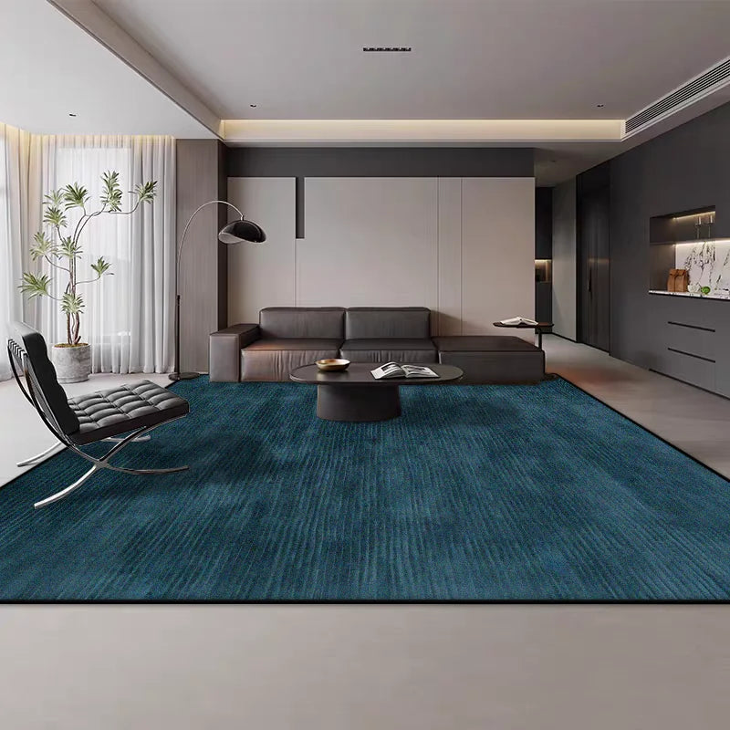 Nordic Solid Color Living Room Carpet Abstract Decoration Bedroom Bedside Large Rugs Modern Style Soft Plush Floor Mat Non-slip