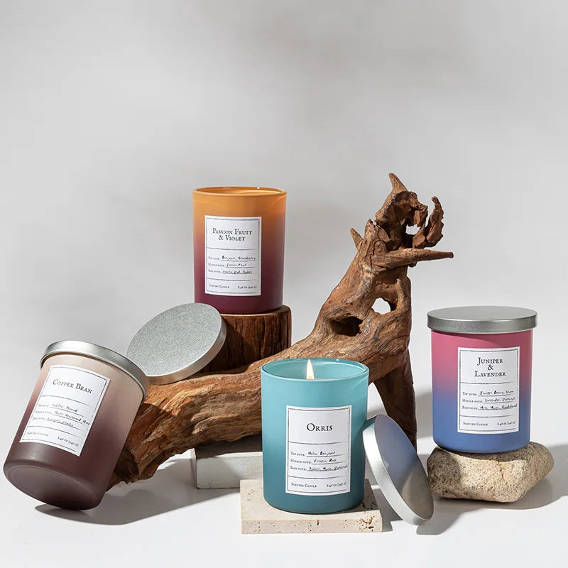 Soybean Aromatherapy Candle Christmas Décoration Aroma Romanticism Valentine's family   Gift For Home Natural  Without Smoke