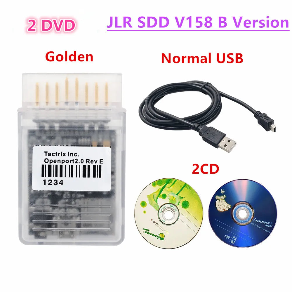 أداة ضبط رقاقة السيارة OBD2 عالية الجودة Tactrix Openport 2.0 ECU FLASH مفتوحة المنفذ 2.0 لسيارات B-enz المتعددة وماسح الأكواد J2534