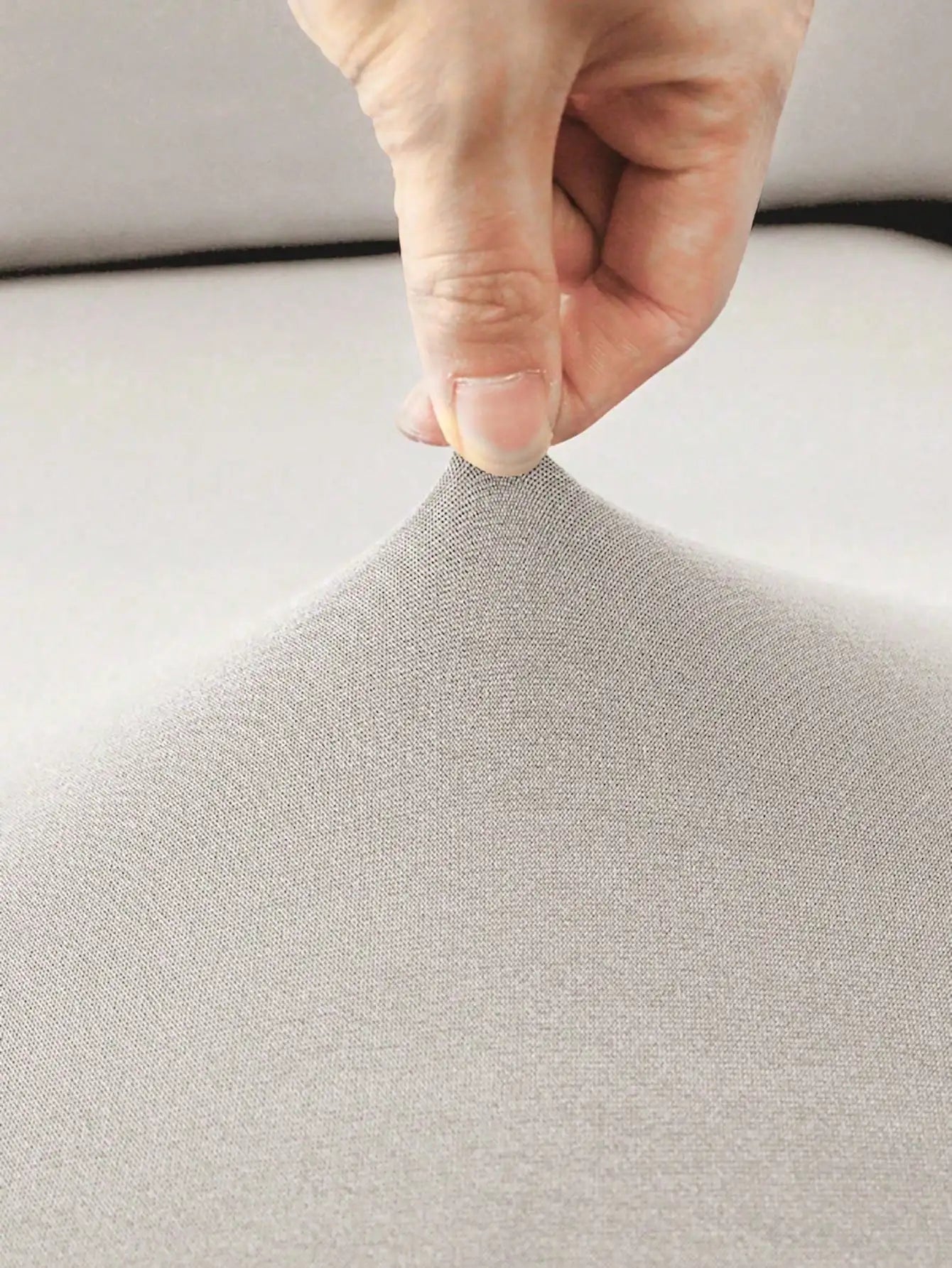 1pc  Solid Milk Silk Elastic Sofa Cover, Four Seasons Universal Sofa Slipcover,Dust-proof, anti-slip, detachable and washable so