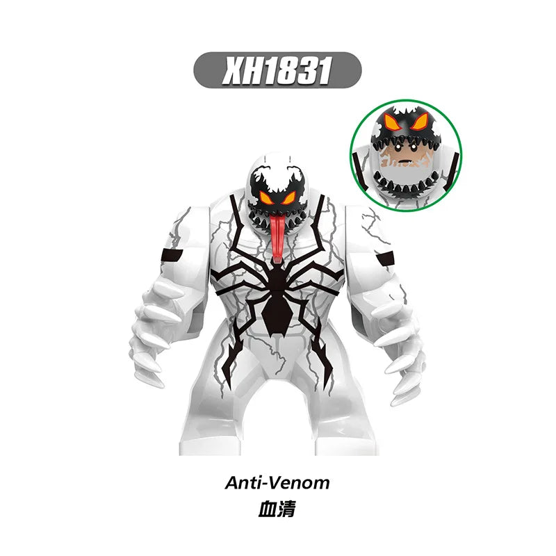 Hot Marvel movie Avengers DIY superhero 3D model character set building block assembly toy children's birthday gift boy girl