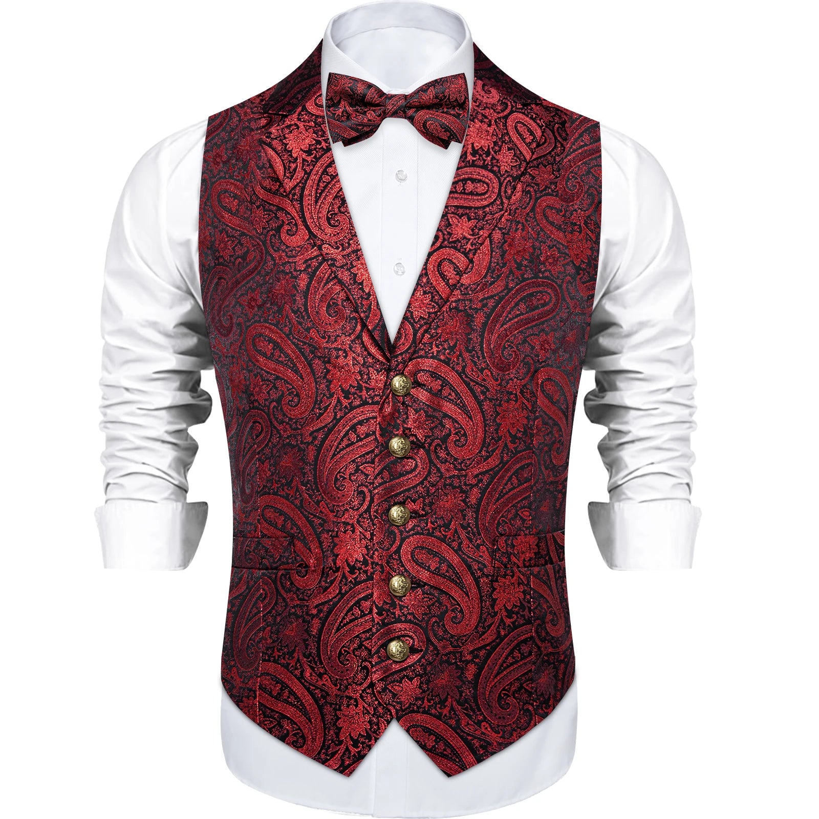 Boléro de costume bleu royal avec nœud papillon