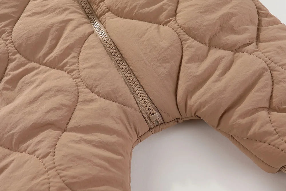 Baby Jumpsuit winter New plush and thick cotton clothing for Newborns crawling Clothes for infants and young baby outdoor clothe