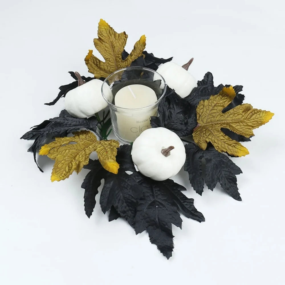 Berry Harvest Wreath Exquisite Workmanship Autumn Floral Wreath Maple Pumpkin Wreath High Quality Thanksgiving Day Decoration