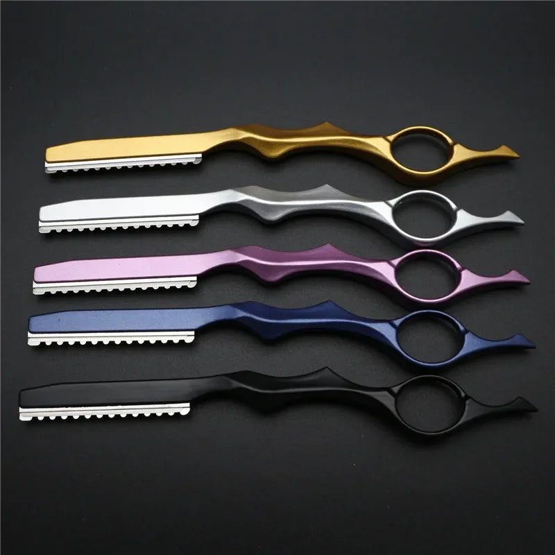 Lame de rasoir de coiffeur Rasoirs à cheveux tranchants  pour le visage . Coupe de cheveux Coupe fine Amincissement .