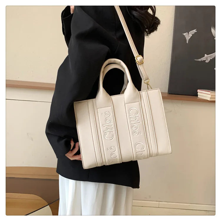 ‌2025 Fashion Embroidery Handbag - Adjustable Shoulder Tote, Crossbody Purse, Trendy & Practical, Perfect for Daily Outfits‌