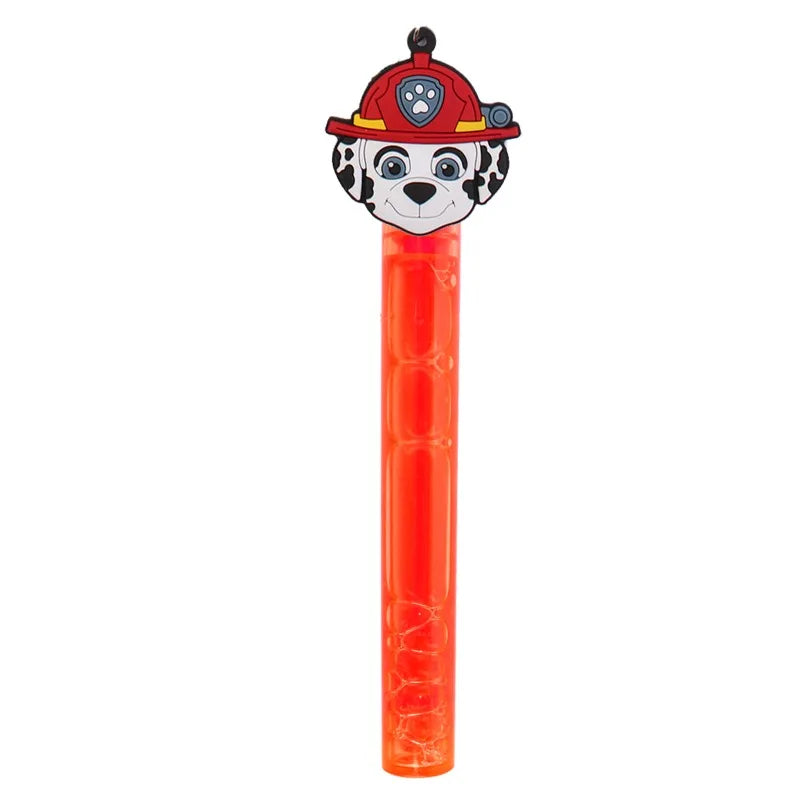 New Cartoon Paw Patrol Bubble Stick Cartoon Portable Bubble Stick Anime Bubble Blow Stick Children Outdoor Party Toys Gifts