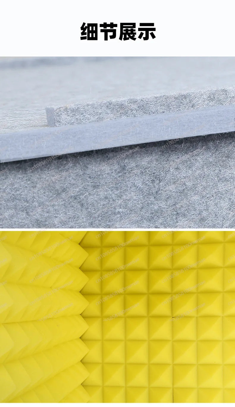 Simple desktop recording studio noise reduction office home desktop reading sound insulation cover can be moved