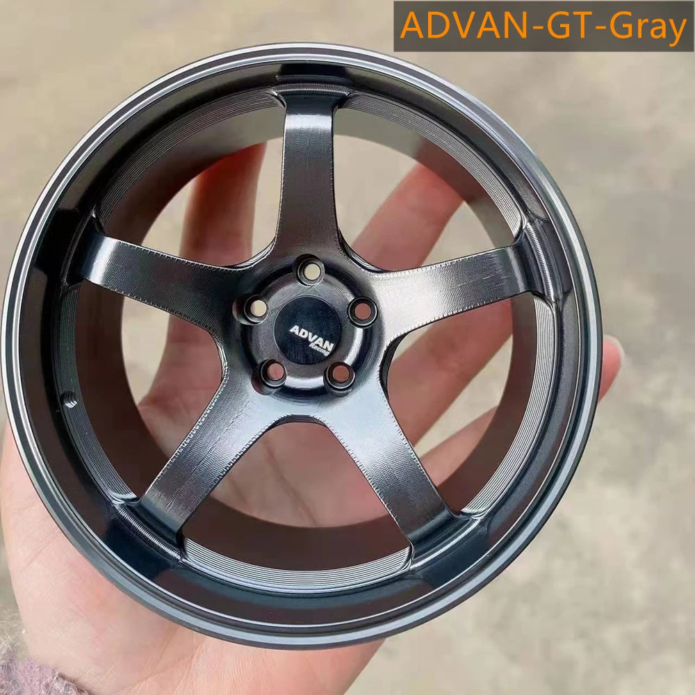 1/5 Car Model Metal Forged Assemble Refitting Wheel Hub  Creative Desktop Display  Personalized  Modification Toys Gift