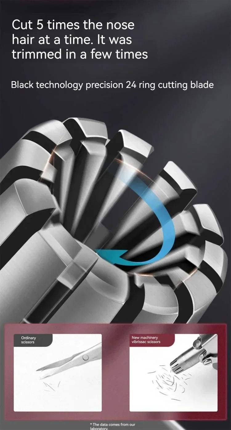 Rasoir électrique portable pour hommes, coupe de poils de nez indolore & d’oreille lavable