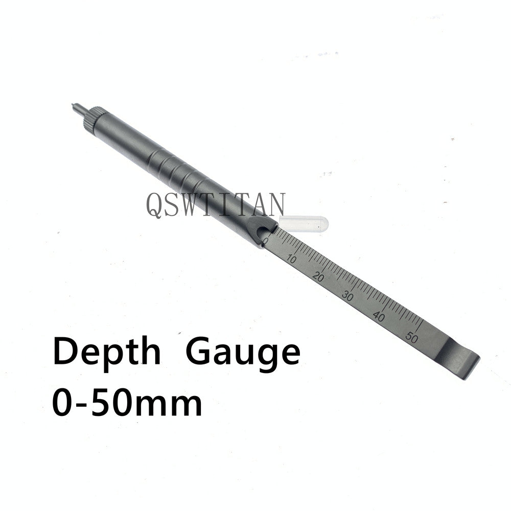 Depth Gauge 0mm to 30mm /60mm/40mm/90mm High quality Depth Gauge orthopedics Veterinary surgical Instruments