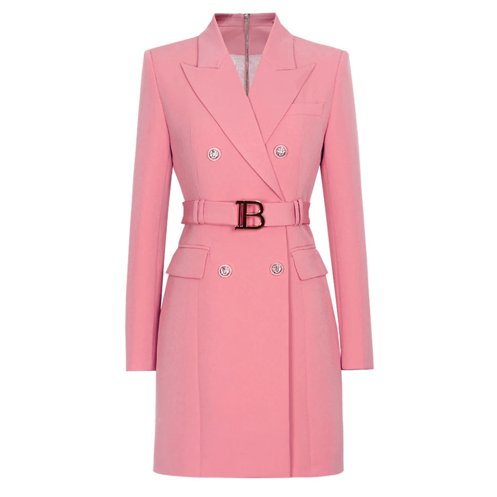 Suit Skirt Spring And Autumn New Temperament Ladies High-quality Waist And High Goddess Professional Suit Dress Jacket Female