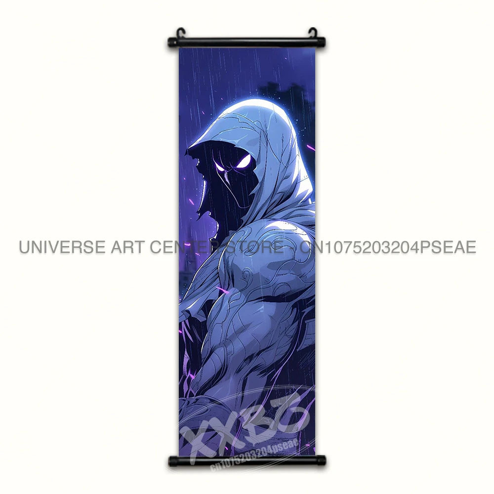 Marvel Poster Black Panther Home Decor The Avengers Wall Art Venom Hanging Painting Spider Man Scrolls Picture Wolverine Mural