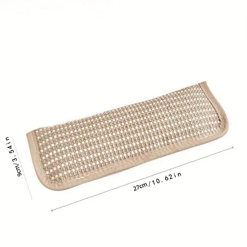Sisal Cat Scratching Mat with Catnip - Bite-Resistant, Shed-Free for 4-Season Use as Claw Sharpener & Bed