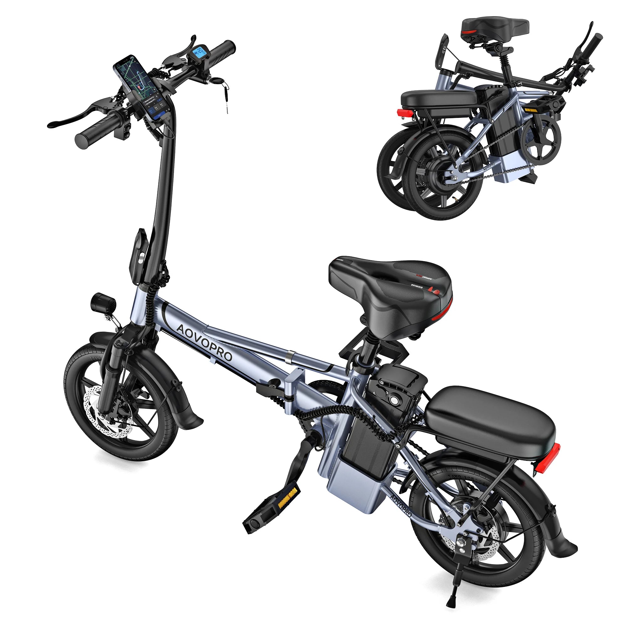 JUICEASE E14/E14 Pro Adult Electric Scooter 35KM/H 14 Inch Tire Escooter 500W Powerful Motor Electric Scooter with Free Seat