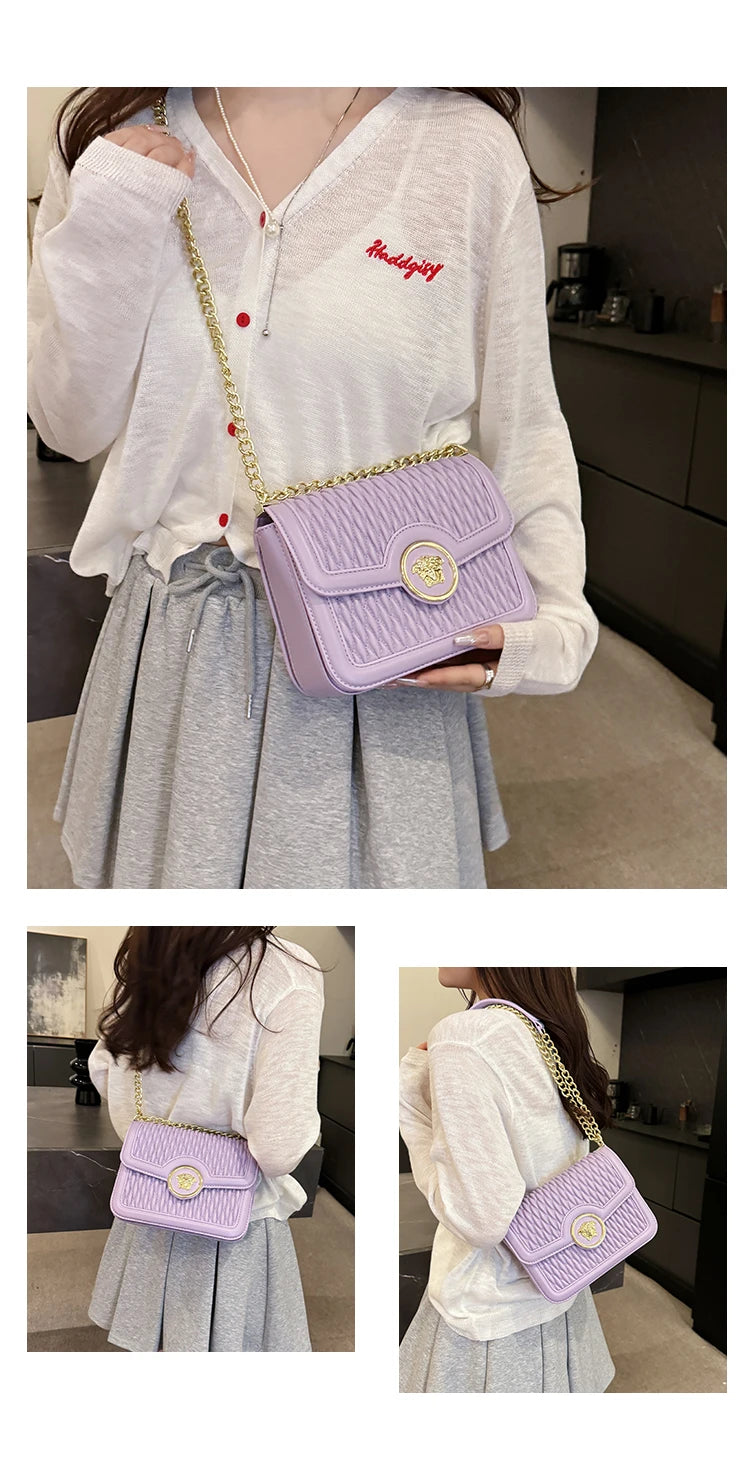 Leather Crossbody Bag Women's Shoulder Bag Messenger Bag Tote Bags Classic Elegant Luxury Brand