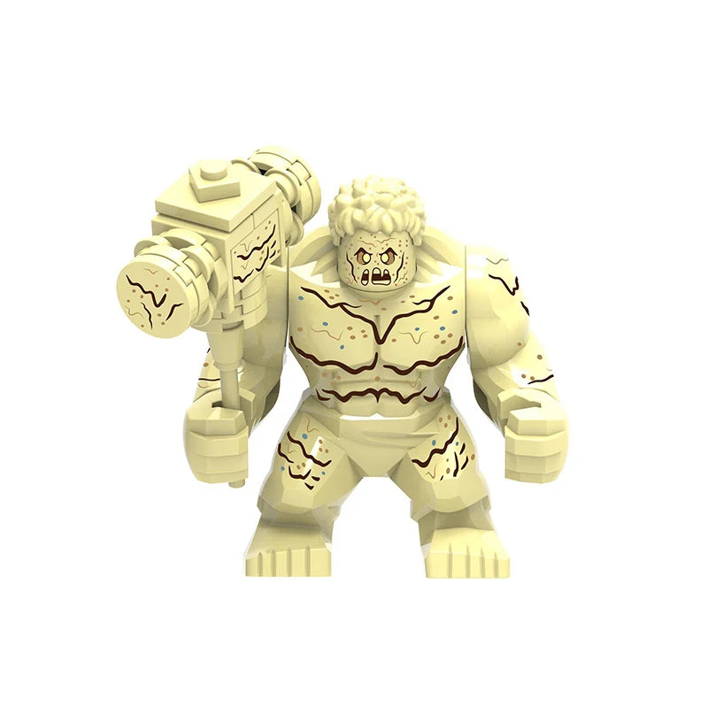 Hot Marvel movie Avengers DIY superhero 3D model character set building block assembly toy children's birthday gift boy girl