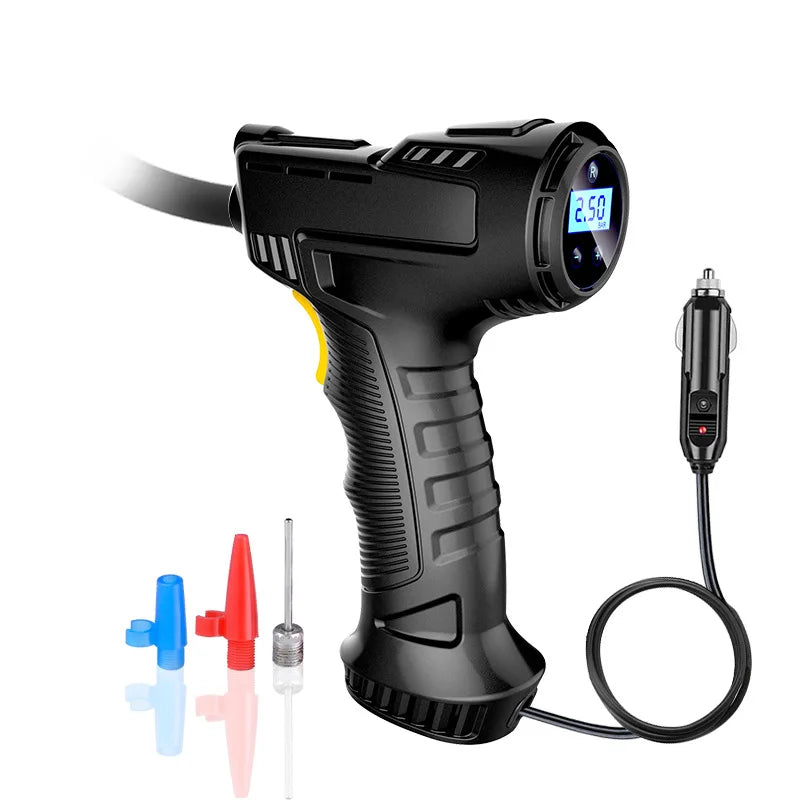 120W Automobile Car Air Pump，Air Compressor Self inflating machine Smart Digital Display LED Lighting Suitable for Car Bike Ball