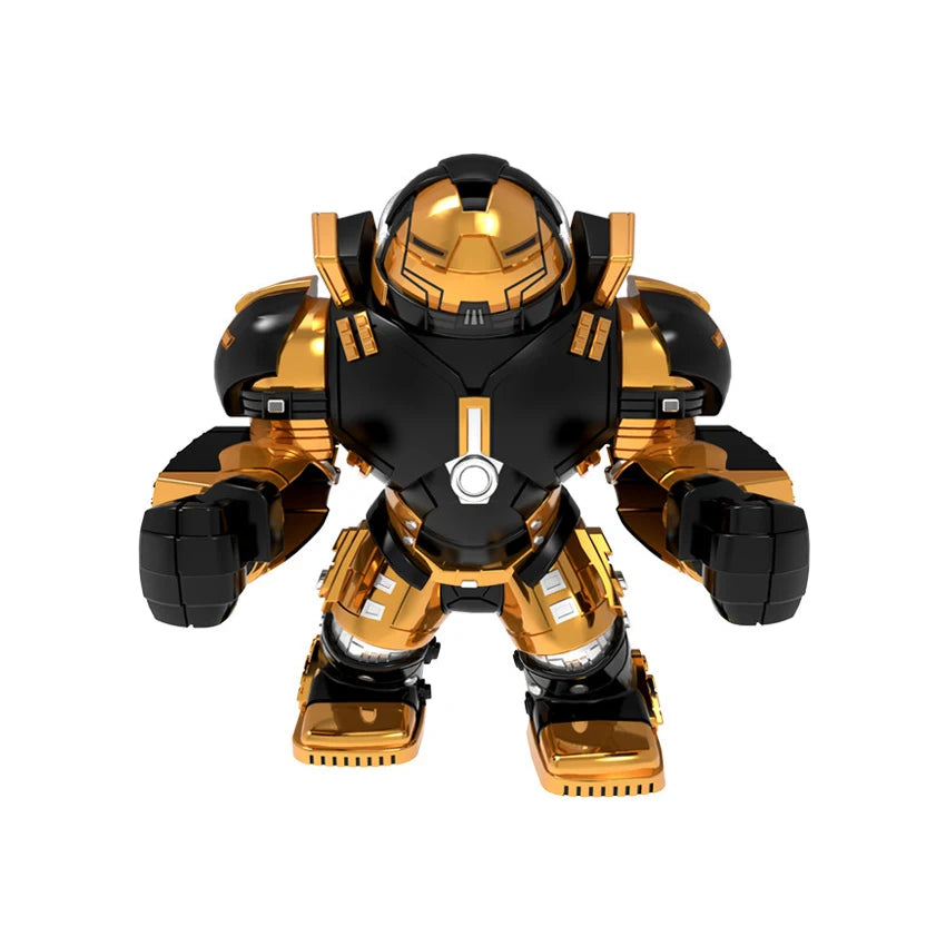 Hot Marvel movie Avengers DIY superhero 3D model character set building block assembly toy children's birthday gift boy girl