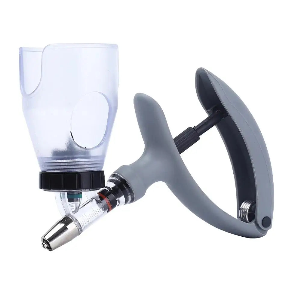 1 Pc 2/5ml Poultry Automatic Syringe With Scale Adjustable Continuous Animal Injector Vaccine Injection Veterinary Tools