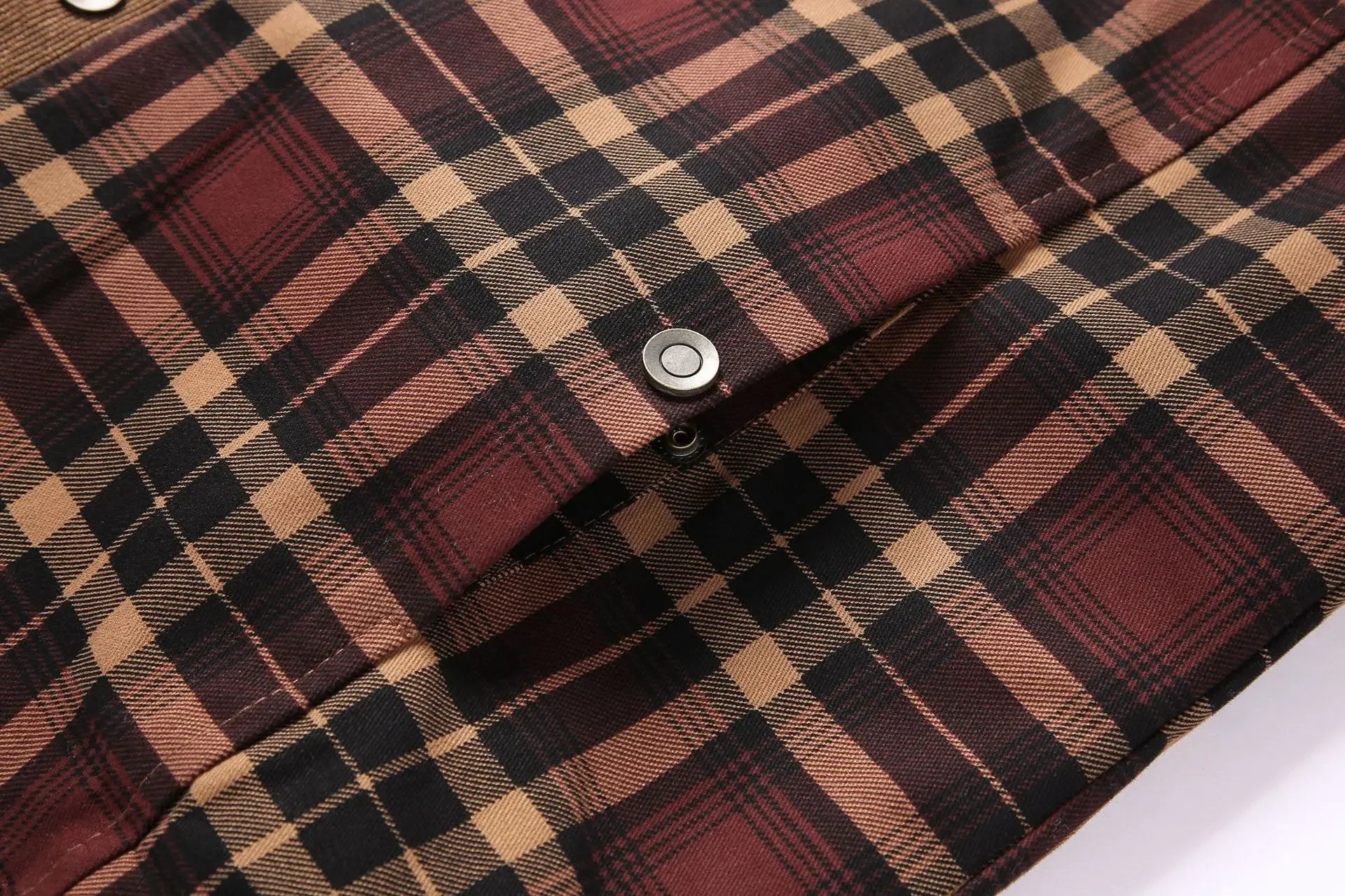 European and American Casual Checked Thickened Shirt. Men's New Style Fleece-lined. Winter Warm. Pure Cotton Jacket. S-XXXXL