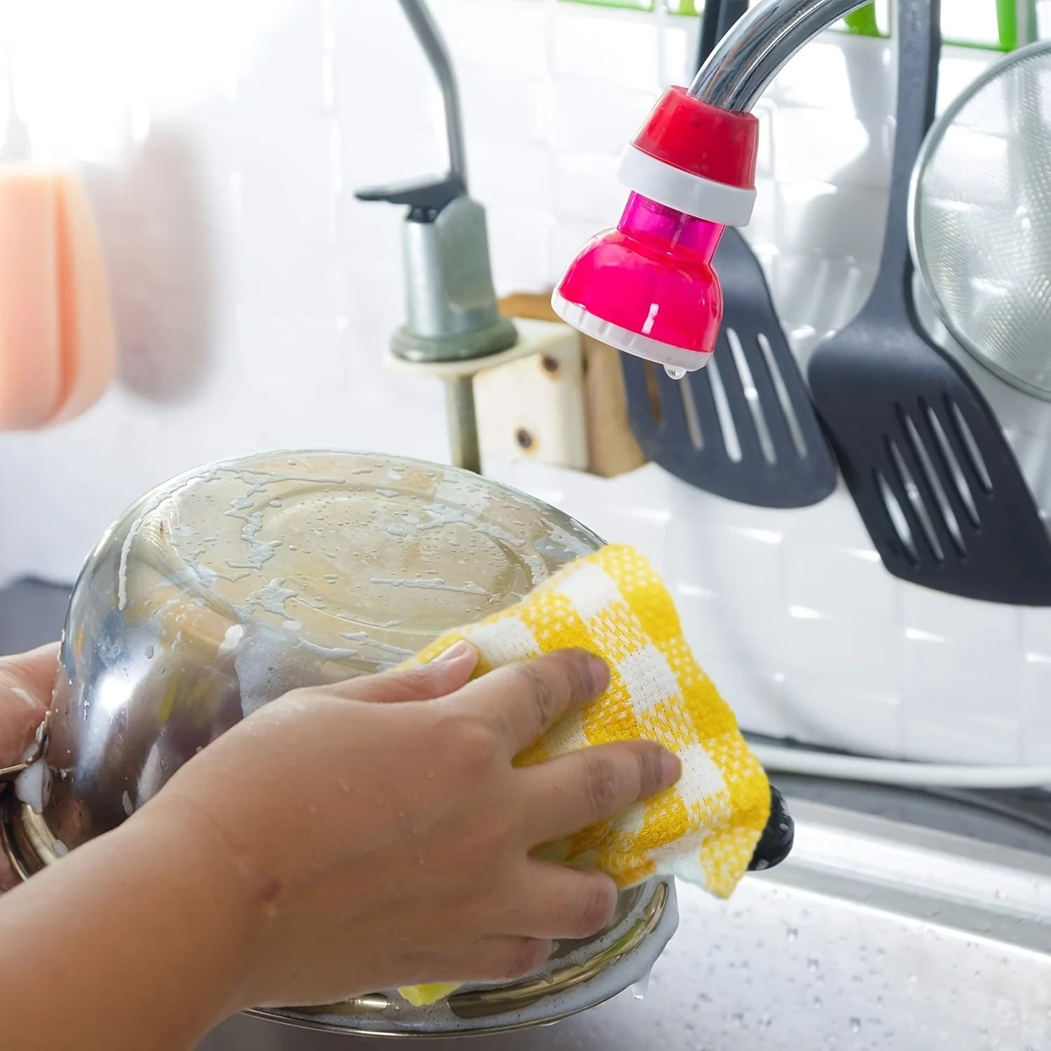 3/5/10/12pcs Plaid Kitchen Towels - Double-Sided Non-Shedding Dish Cloths for Household Cleaning Absorbent Dishwashing Cloth