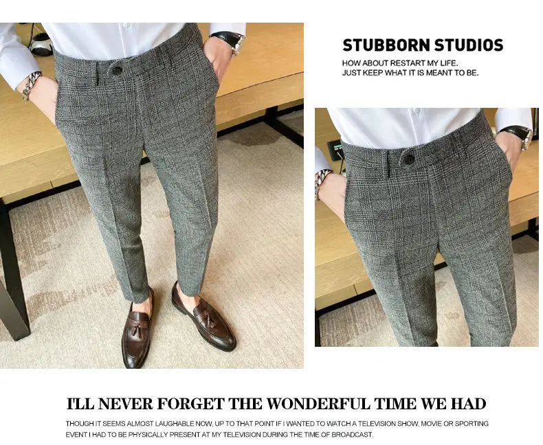 Pantalon a carreaux Printemps/Automne