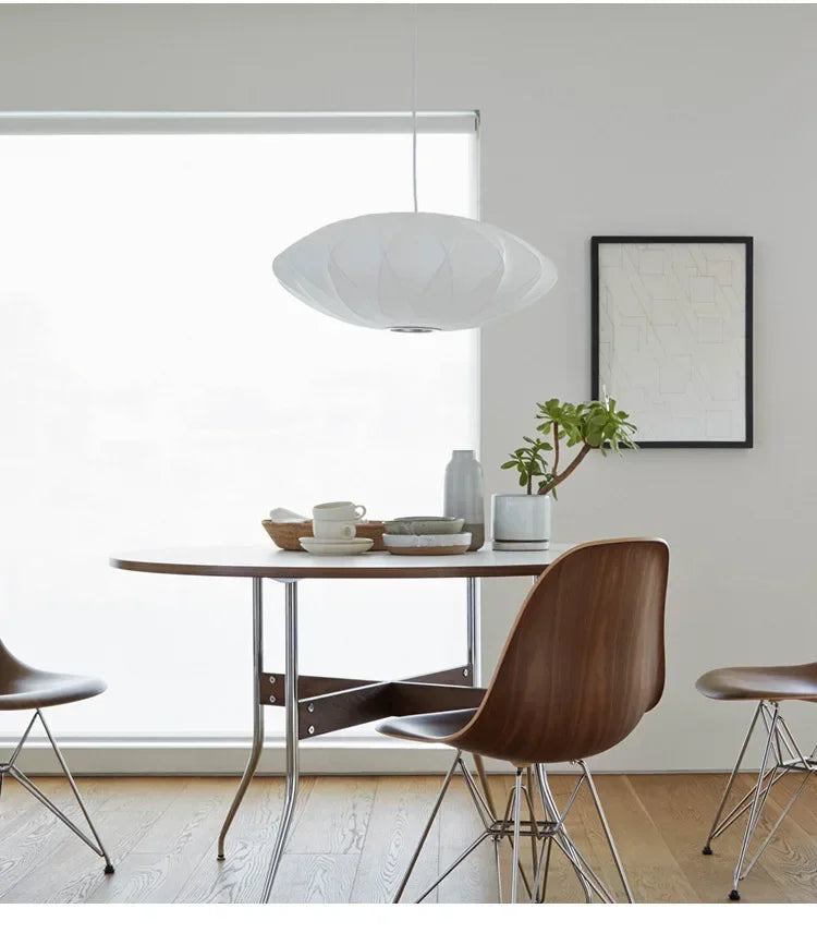 Denmark Design Bubble Silk Pendant Lamp Chandelier Suspension Hanging Light for Dining Living Room Kitchen Island Bedroom Loft