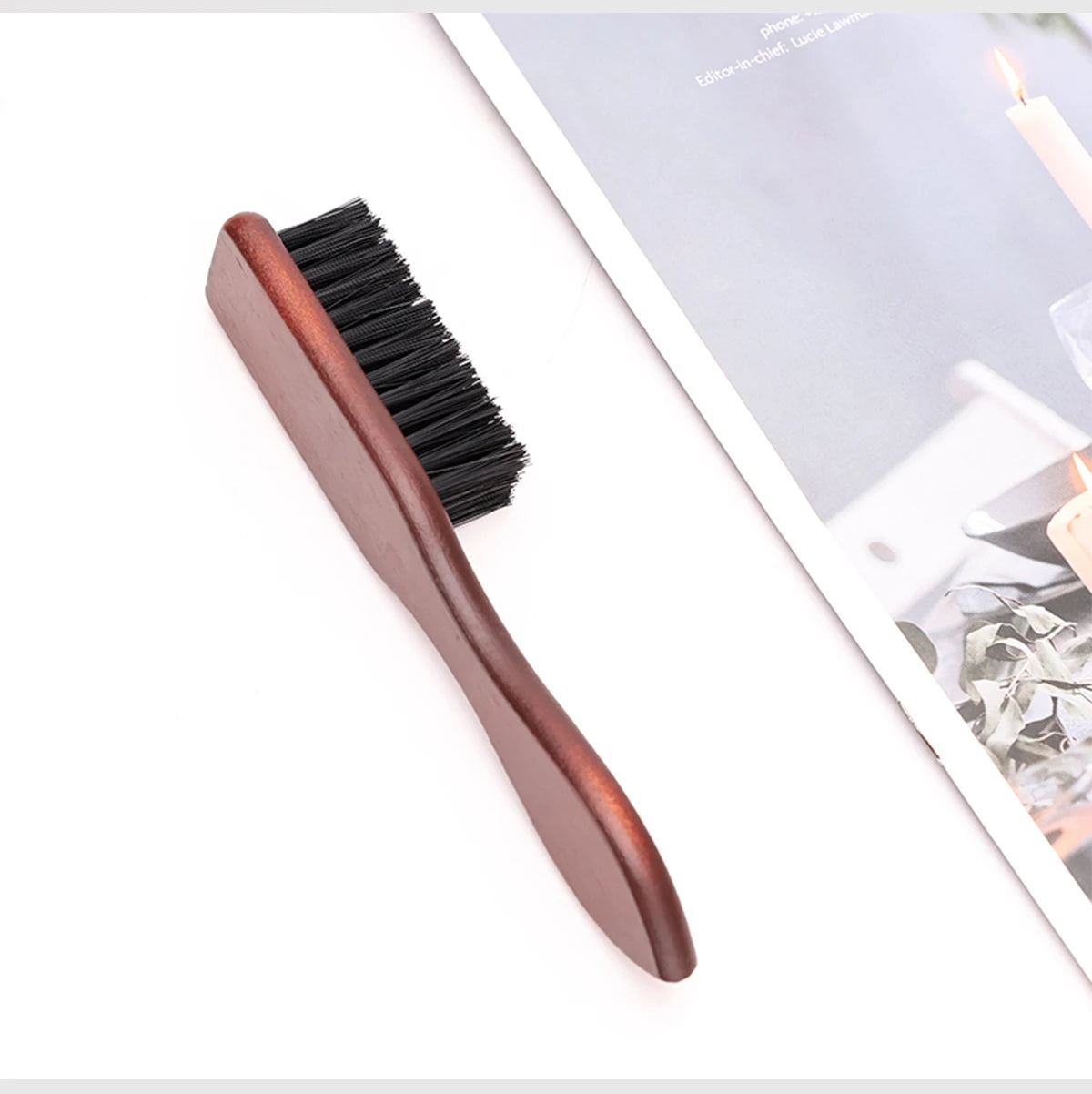 Brosse de nettoyage de barbe douce Outil de rasage de barbe pour hommes