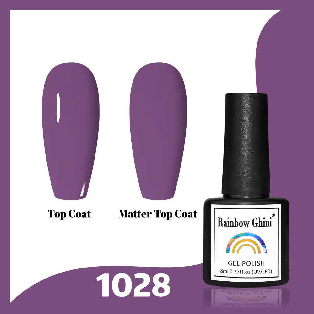 Gel Vernis à ongles semis permanents Paillettes 8Ml 150 couleurs