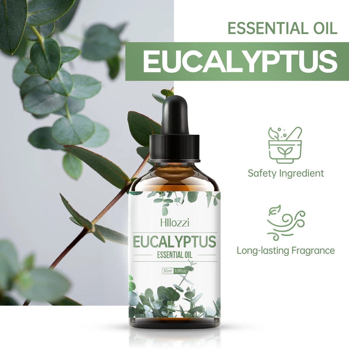 Eucalyptus Essential Oil aceite esencial aromático para difusor Aromatherapy Multi-purpose essential oils Multi-scene essential