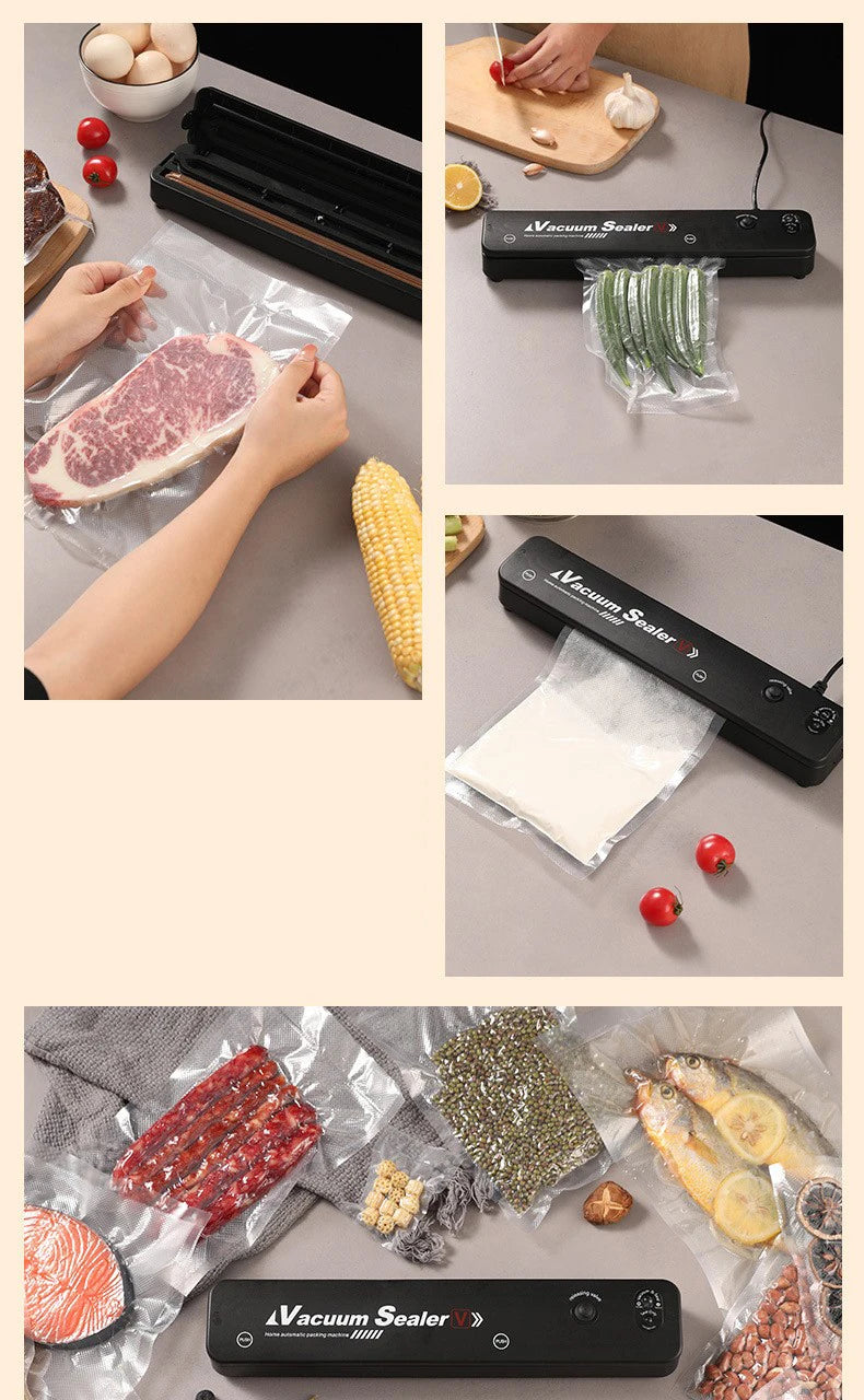 Food Sealing Portable Home Vacuum Kitchen Helper 220V Automatic Packaging Machine Food Vacuum Sealing Machine